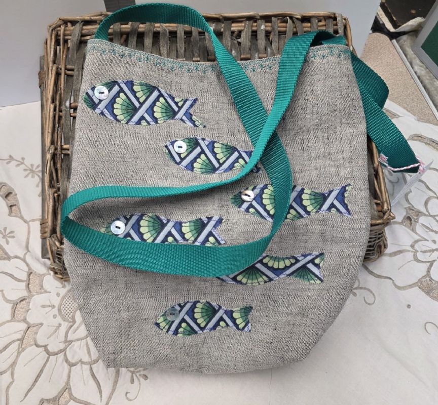 Caroline Welch foraging bag